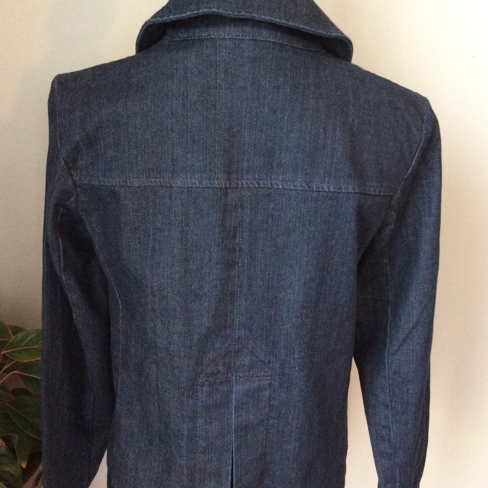 New York & Company Denim Double Breasted Jacket - Picture 6 of 8